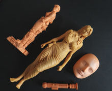 紅蠟公仔3d打印樣品